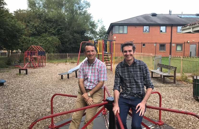 Alun Cairns and Cllr leighton secure funding for Highlight park 