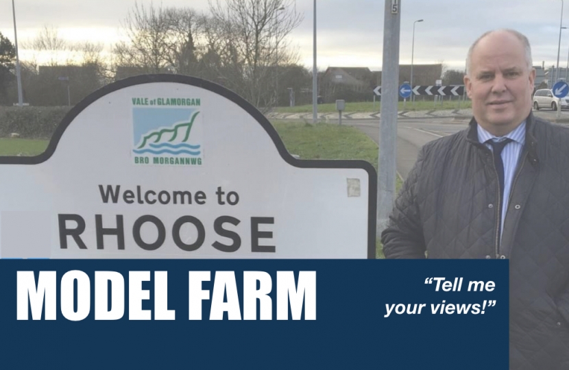 A lot of residents have contacted me about the proposed Model Farm development. Please spare a few seconds of your time to let me know your views!